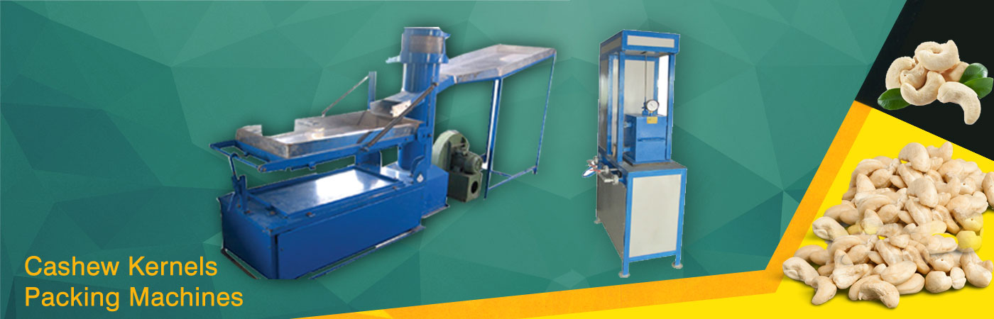 7 Vita Packing Machine, Grading Table, Cashew Boiler, Cashew Cutter, Fruit Processing Machinery, Kokam Cutting Machine
